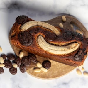 Pan de plátano marmolado 450 gr